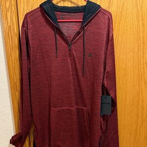 Hurley Maroon Hoodie with Black Details